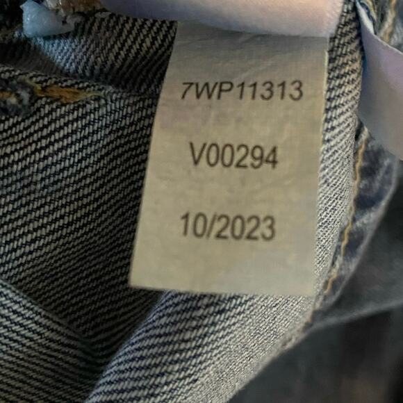 Lucky Brand Size 10 30 High Rise Wide Leg Crop Jeans Cropped - Picture 9 of 9